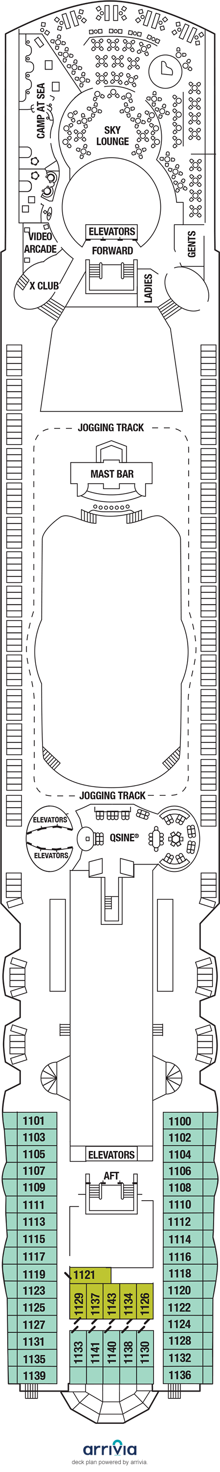 Celebrity Millennium - Category A1 - Cabin # 1111