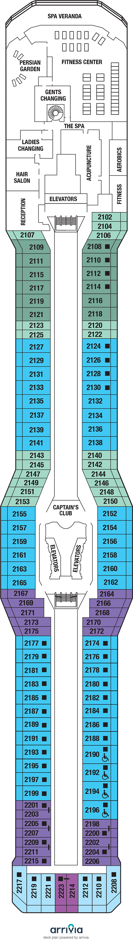 Celebrity Reflection Deck Plans