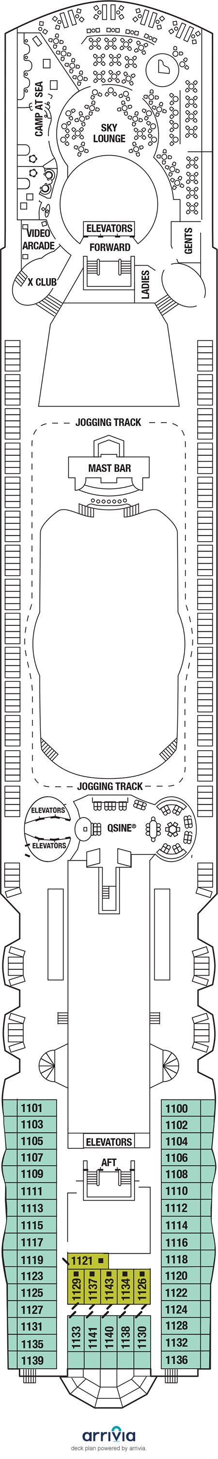 Celebrity Summit - Category A1 - Cabin # 1107