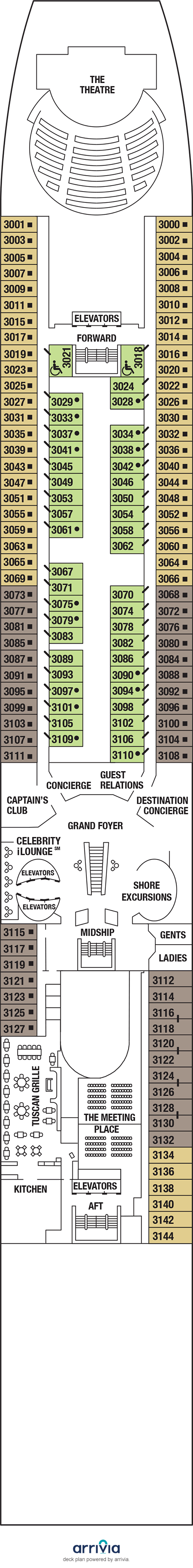 Celebrity Summit Deck Plans
