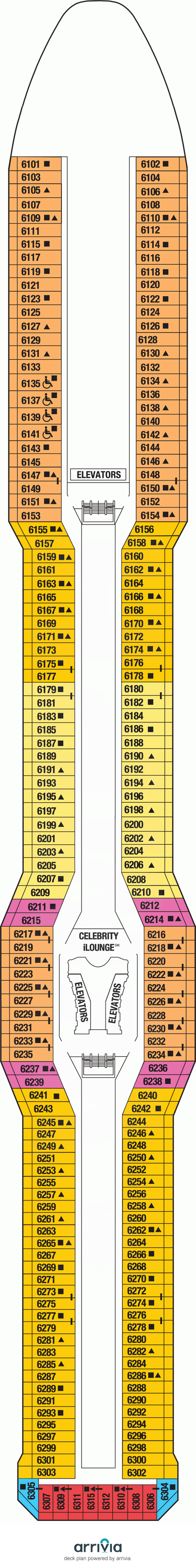 celebrity eclipse cruise ship deck plans