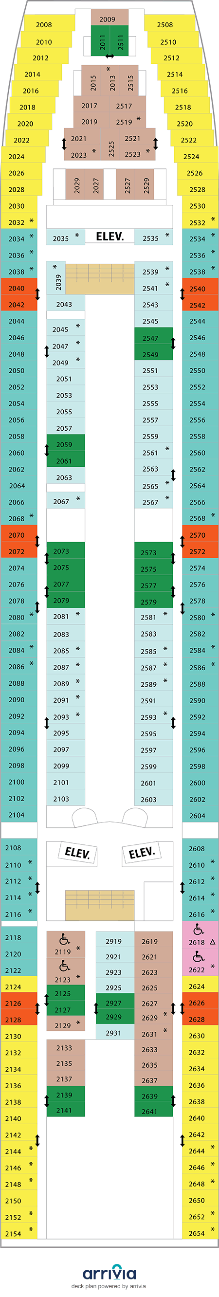 Enchantment of the Seas Deck Plans