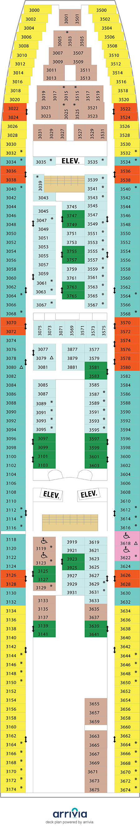 Enchantment of the Seas Deck Plans