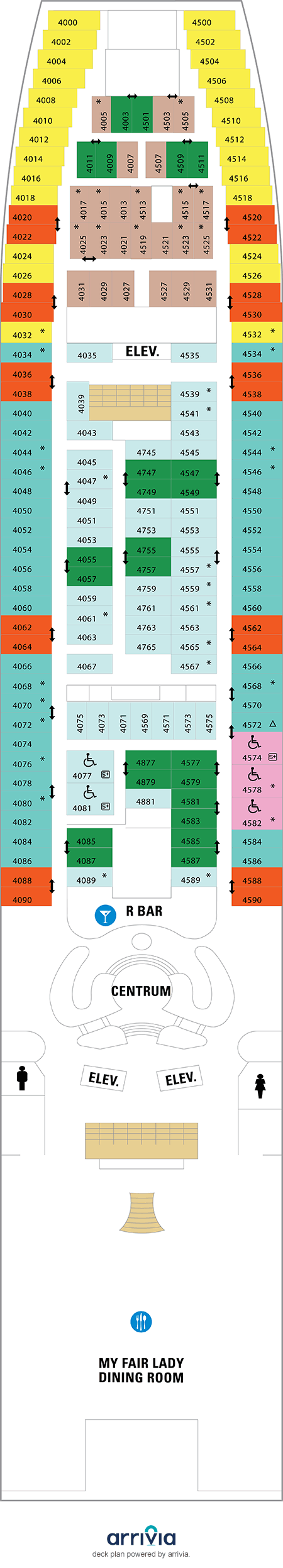 Enchantment of the Seas Deck Plans