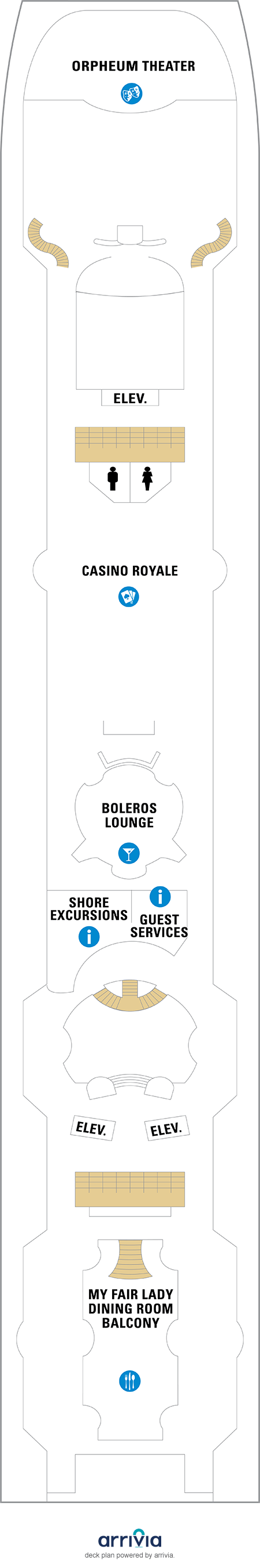 Enchantment of the Seas Deck Plans