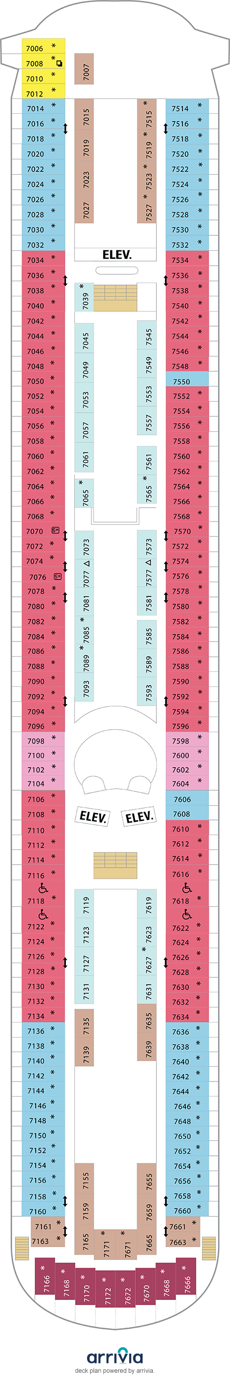 Enchantment of the Seas Deck Plans