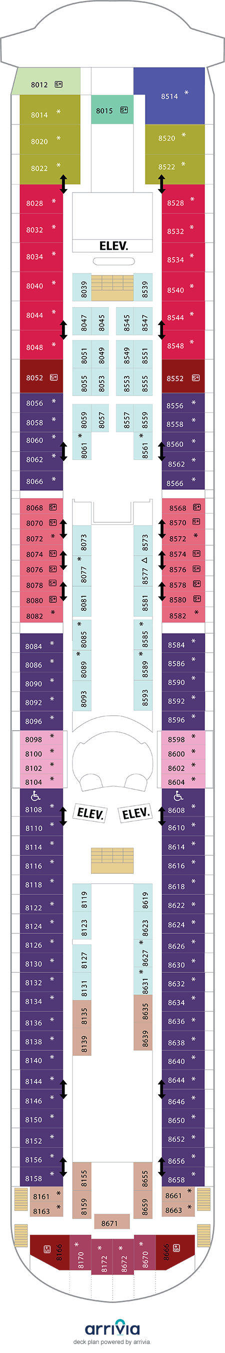 Enchantment of the Seas Deck Plans