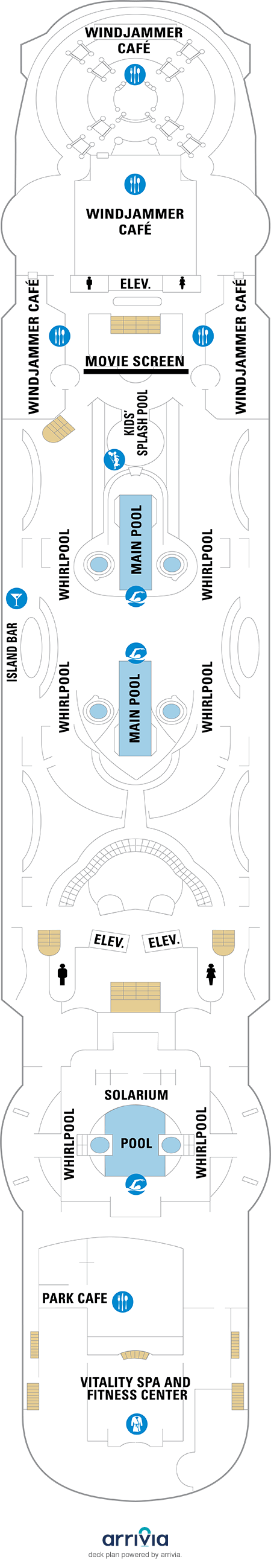 Enchantment of the Seas Deck Plans
