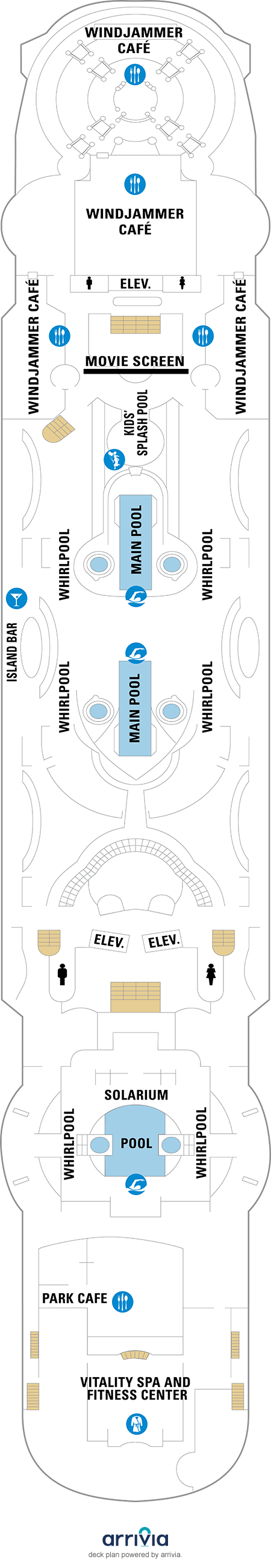 Enchantment of the Seas Deck Plans
