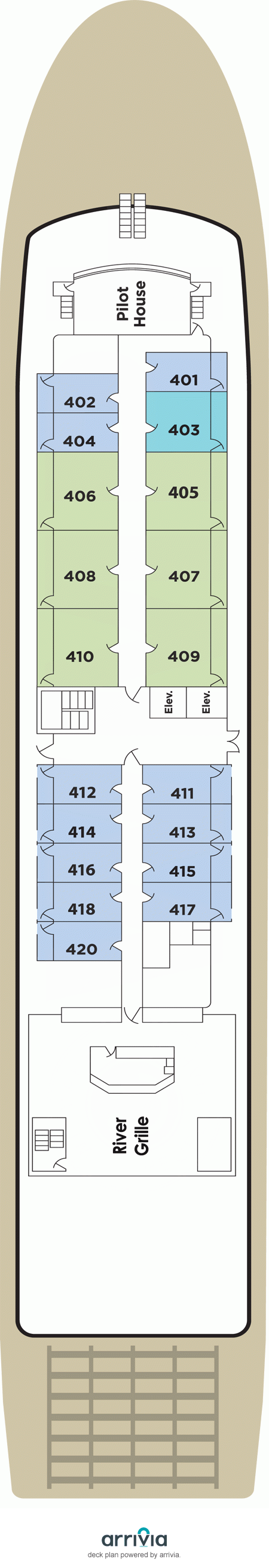 American Empress Deck Plans