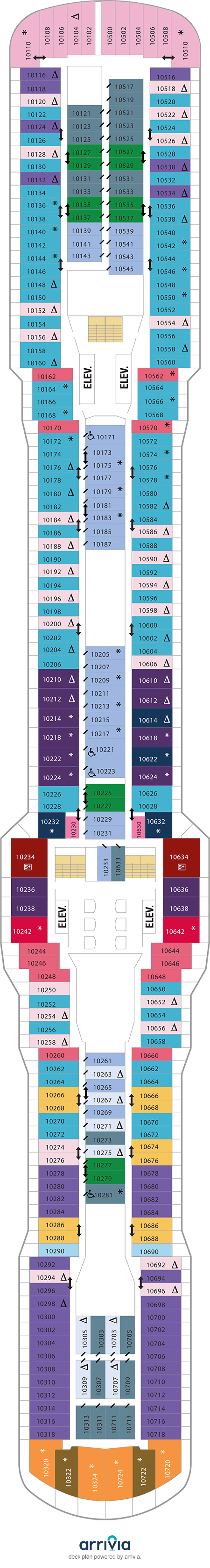 Quantum of the Seas - Category 2C - Cabin # 10246
