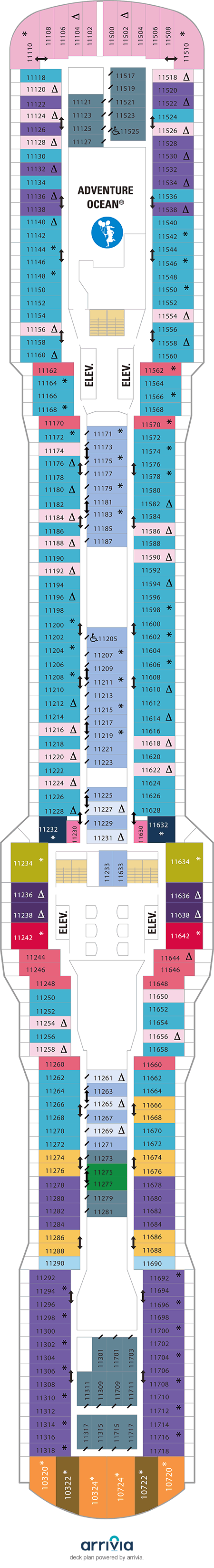 Quantum of the Seas - Category 4U - Cabin # 11125