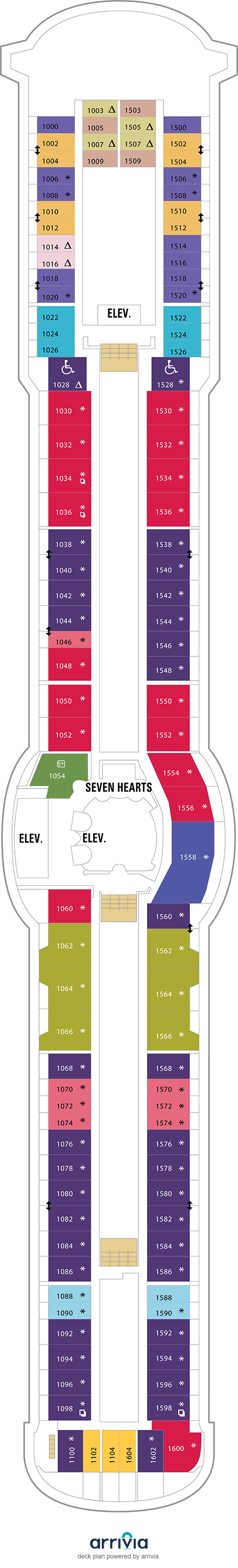 Radiance of the Seas - Category 4H - Cabin # 1012