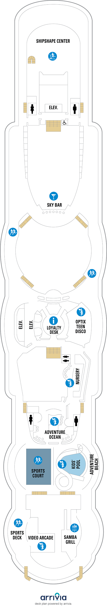 Radiance of the Seas Deck Plans