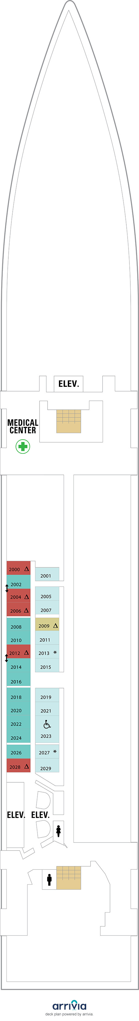 Radiance of the Seas Deck Plans