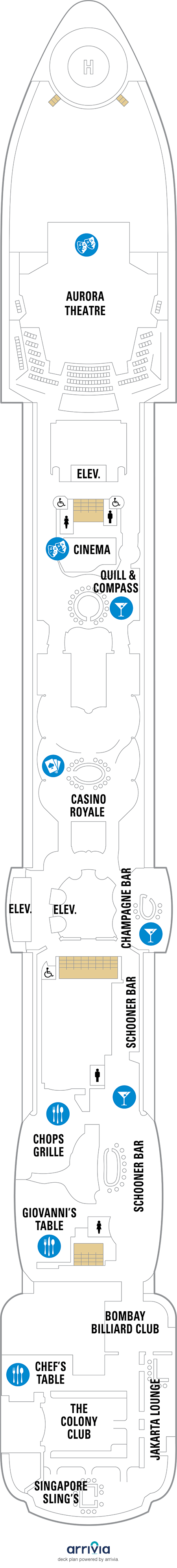 Radiance of the Seas Deck Plans