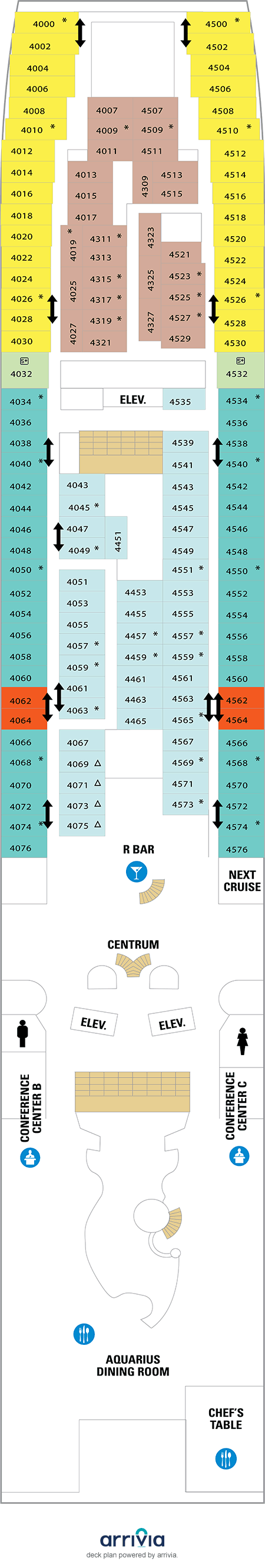 Vision of the Seas - Category 2N - Cabin # 4572