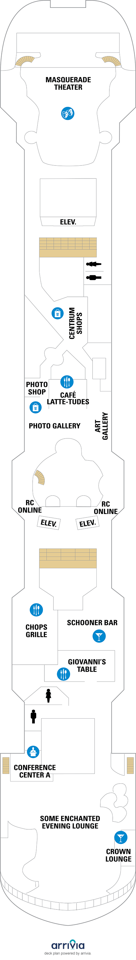 Vision of the Seas Deck Plans