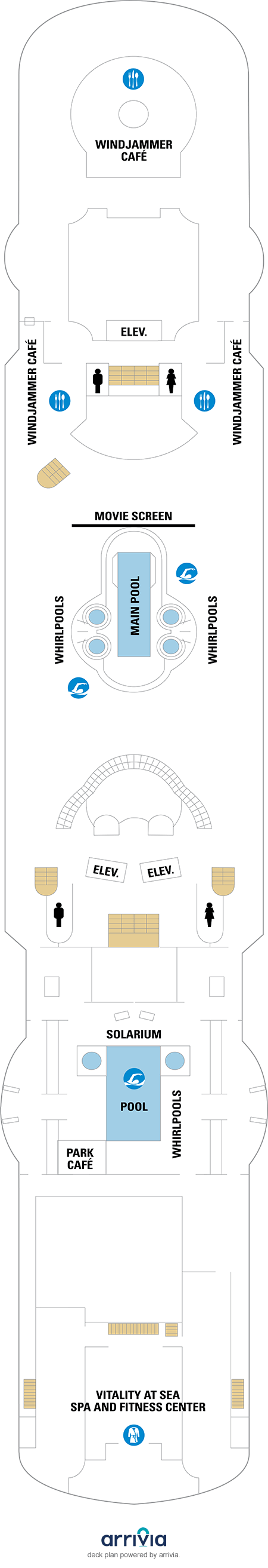 Vision of the Seas Deck Plans