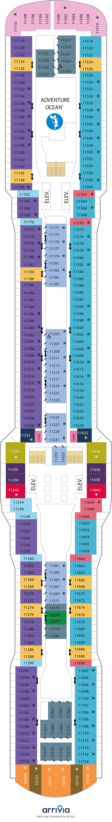Ovation of the Seas Deck Plans