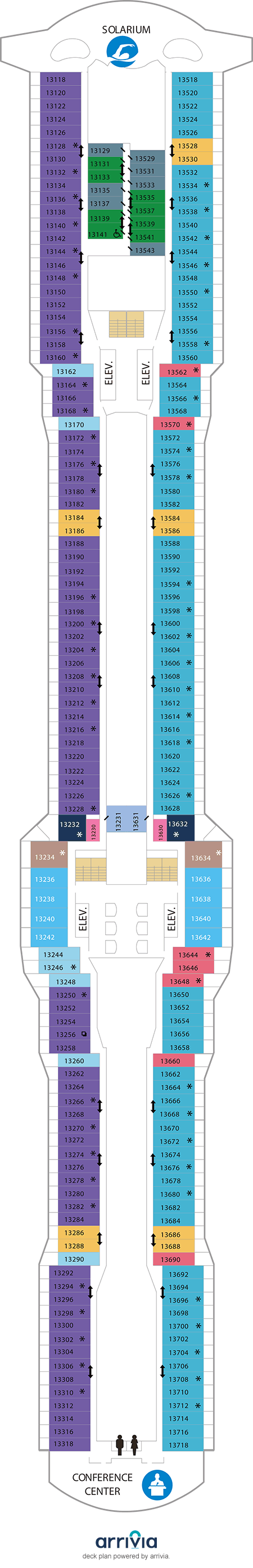 Ovation of the Seas - Category J4 - Cabin # 13238