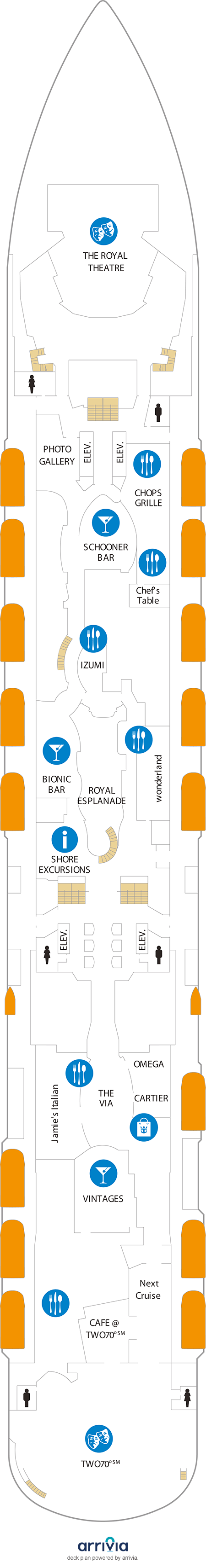Ovation of the Seas Deck Plans