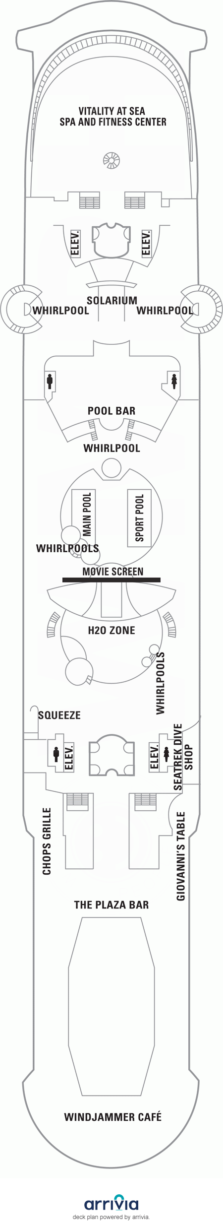 Independence of the Seas Deck Plans | Deck 11 | What's on Deck 11 on ...