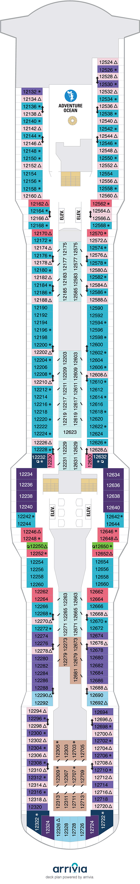 Spectrum of the Seas - Category 5D - Cabin # 12698