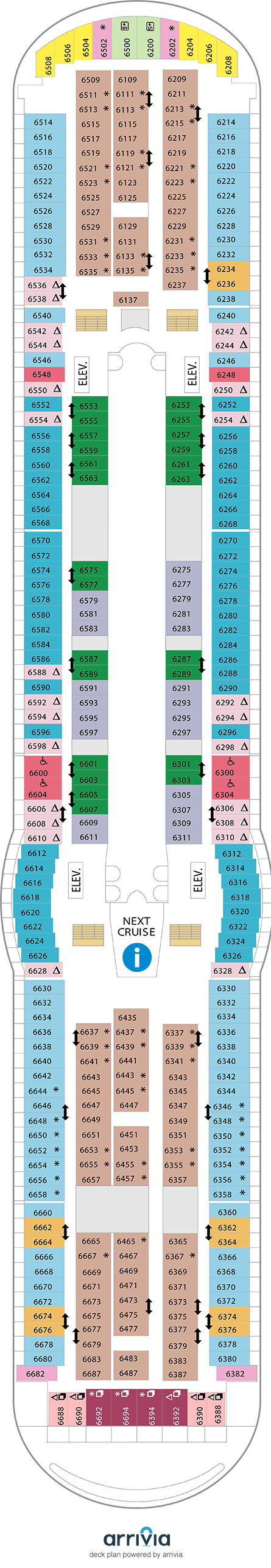 Adventure of the Seas - Category 6V - Cabin # 6473