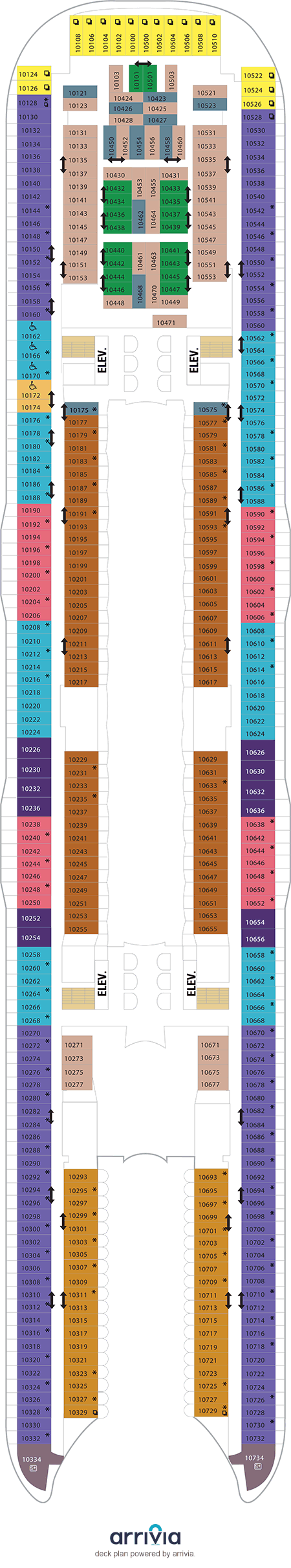 Wonder of the Seas - Category 4D - Cabin # 10536