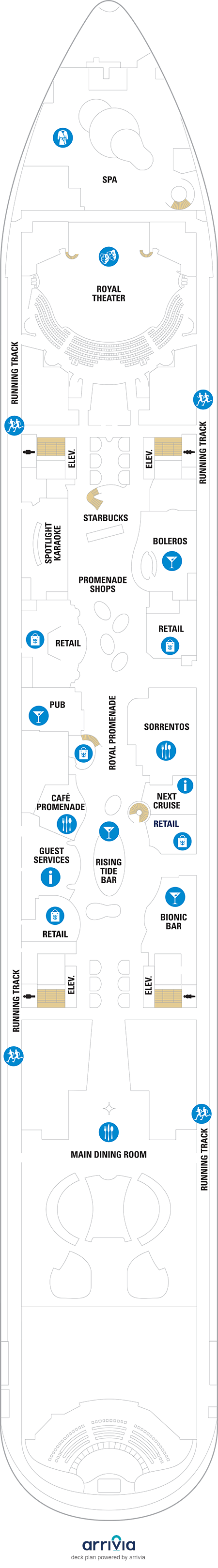 Wonder of the Seas Deck Plans
