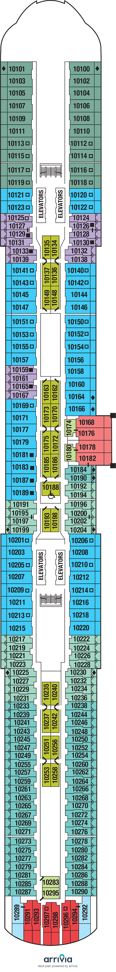 Celebrity Ascent - Category DI - Cabin # 10172