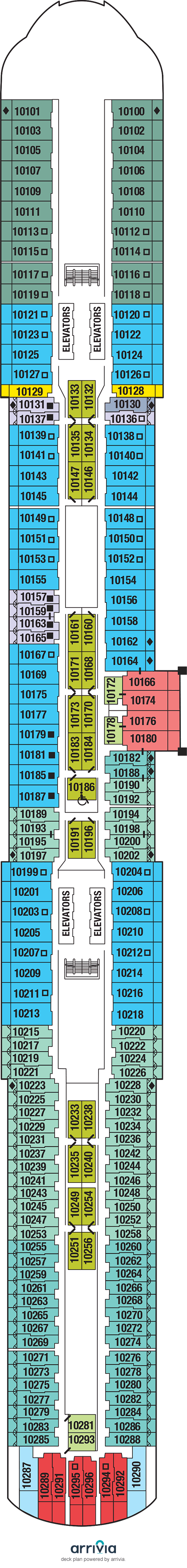Celebrity Xcel - Category AS - Cabin # 10101