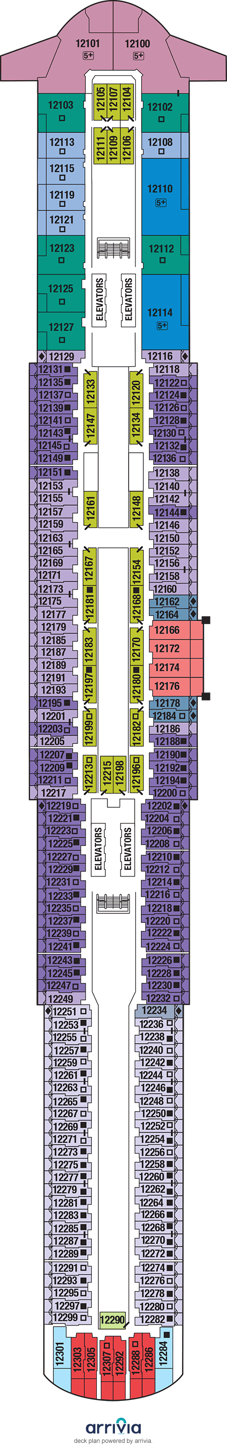 Celebrity Xcel Deck Plans