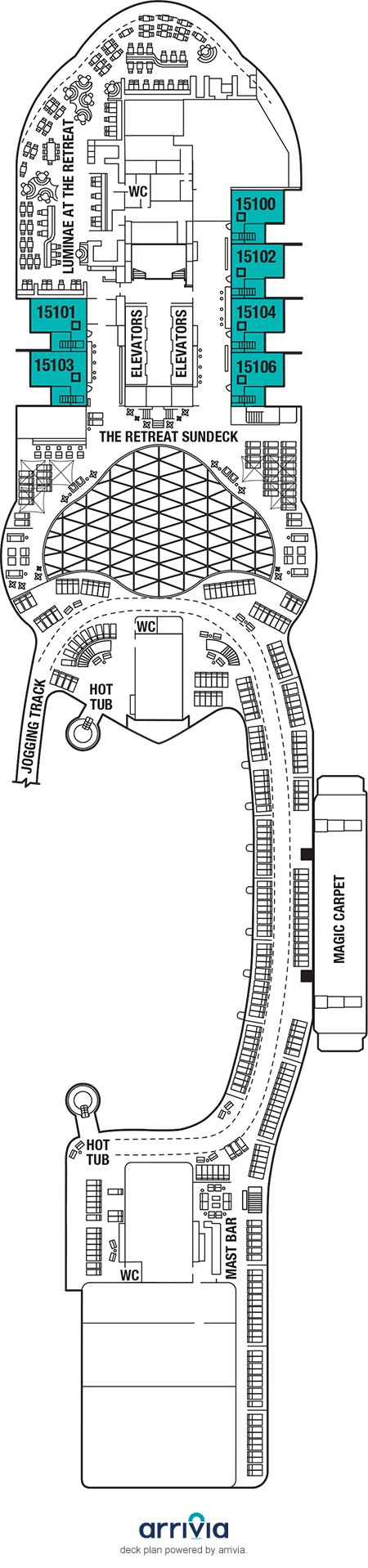 Celebrity Xcel Deck Plans