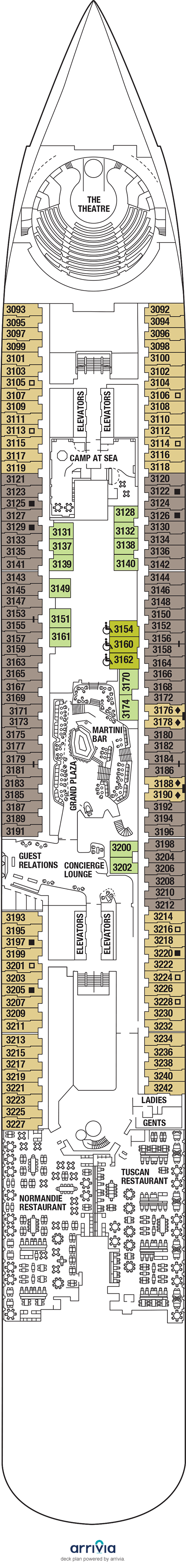 Celebrity Xcel Deck Plans