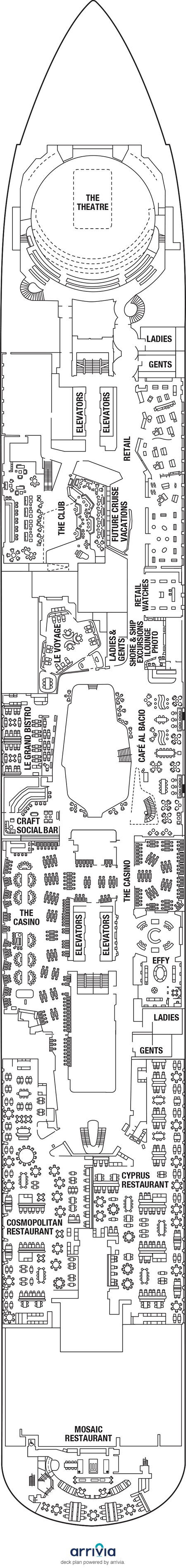 Celebrity Xcel Deck Plans