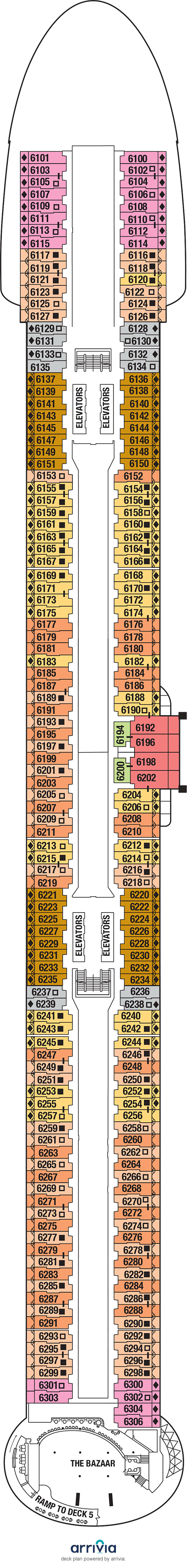 Celebrity Xcel Deck Plans