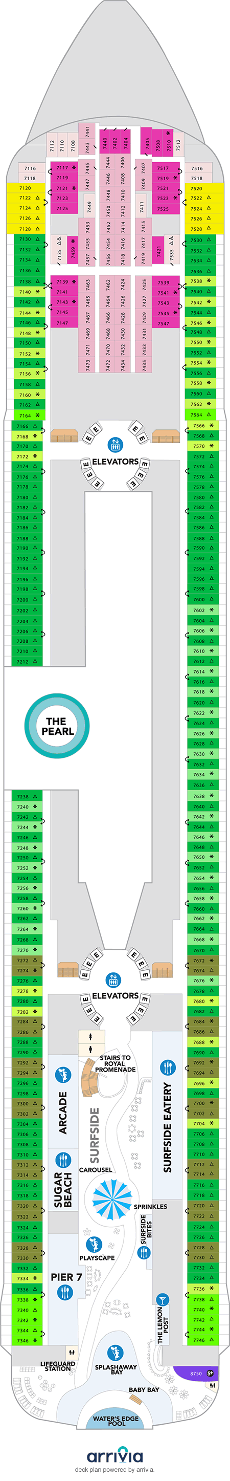 Star of the Seas - Category CB - Cabin # 7300