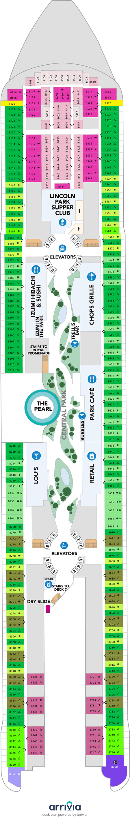 Star of the Seas - Category D2 - Cabin # 8668