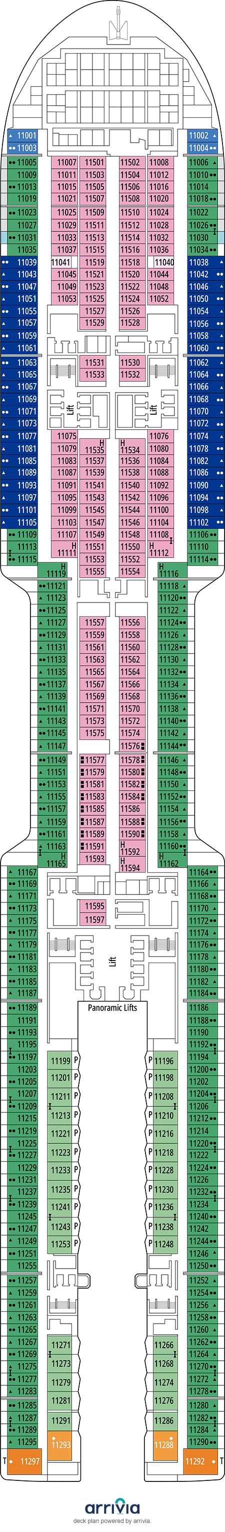 MSC World Asia Deck Plans