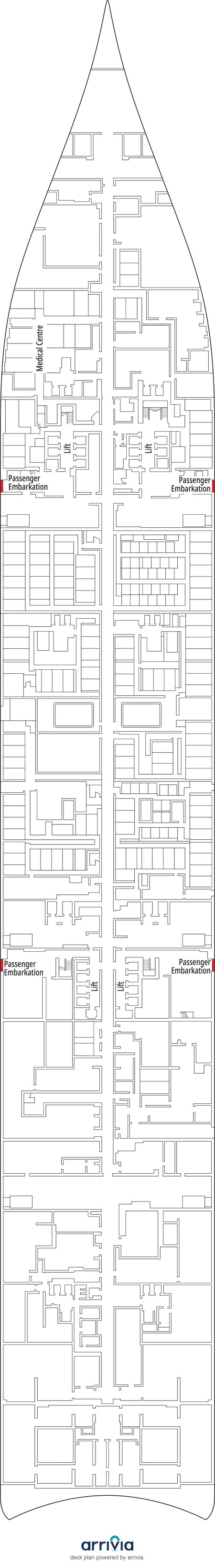 MSC World Asia Deck Plans