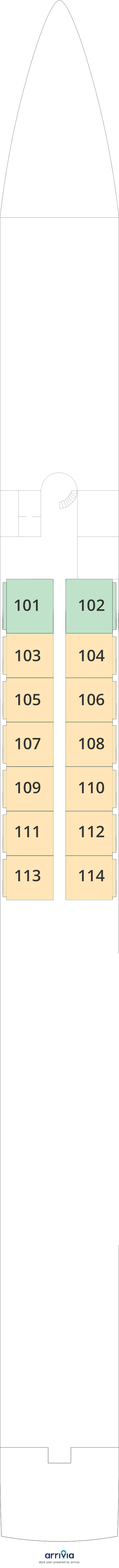 MS Serene Deck Plans