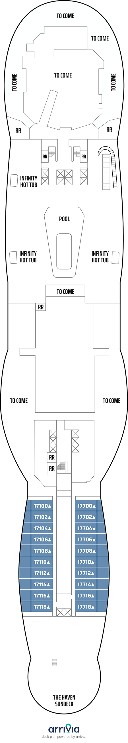 Norwegian Aura Deck Plans