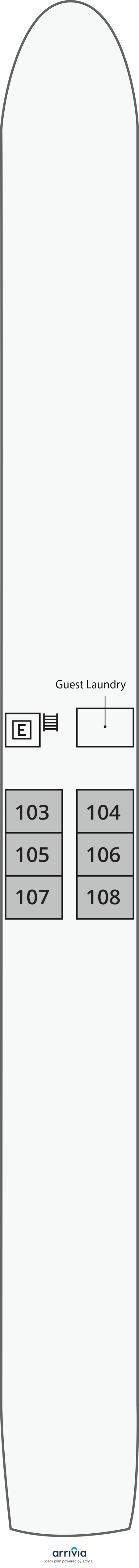 Trafalgar Reverie - Category C - Cabin # 105