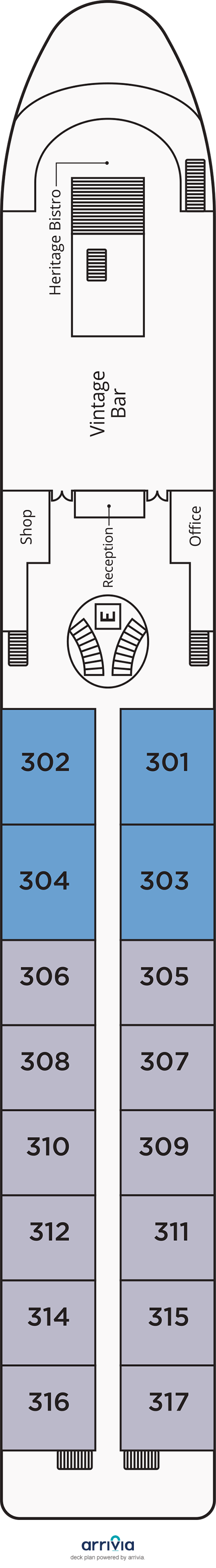 SS Sao Rafael Deck Plans