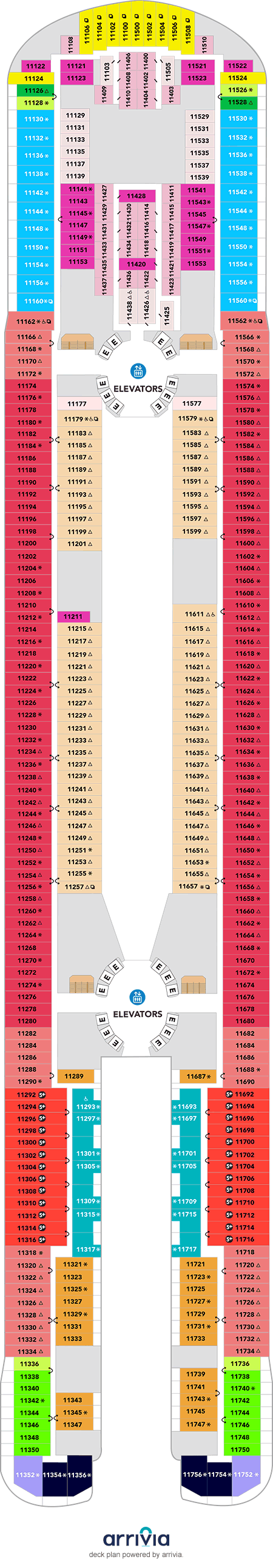 Hero of the Seas Deck Plans