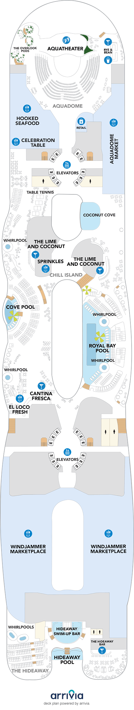 Hero of the Seas Deck Plans