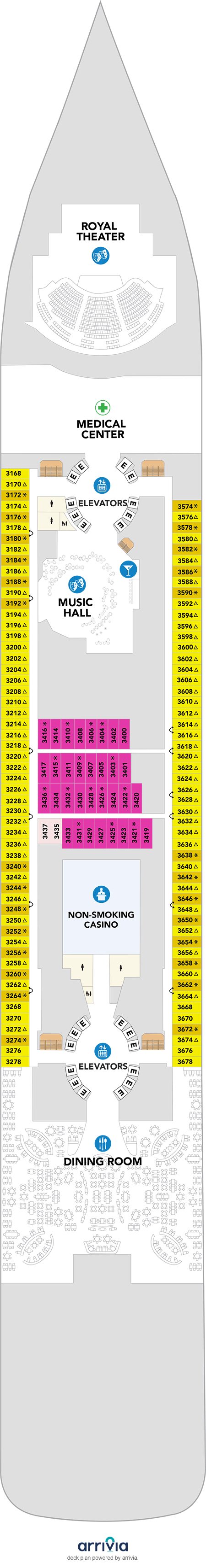 Hero of the Seas Deck Plans