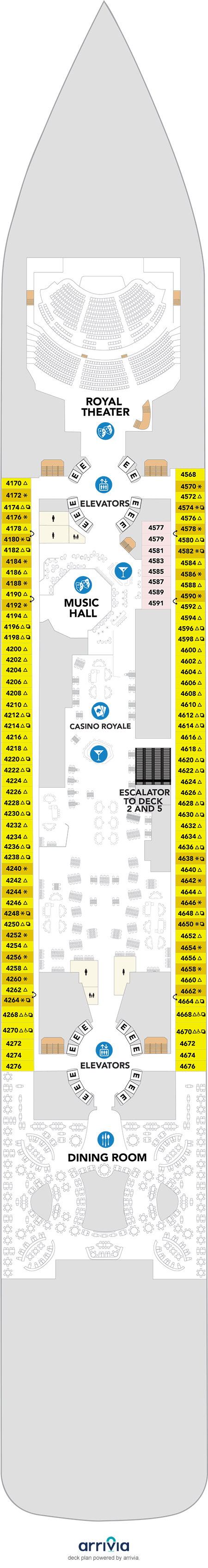 Hero of the Seas Deck Plans